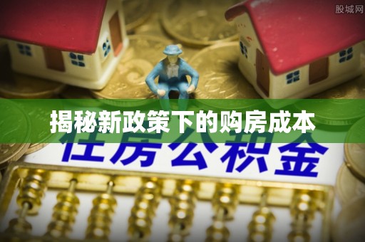 镜铁揭秘新政策下的购房成本