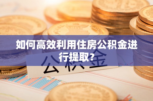 镜铁如何高效利用住房公积金进行提取？